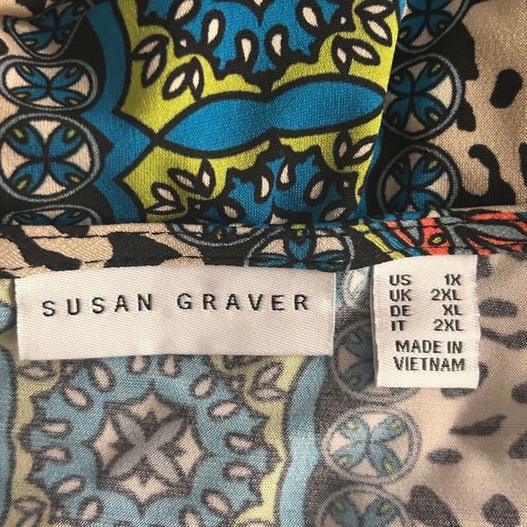Susan Graver‎ Tunic Blouse 1X - Picture 7 of 15